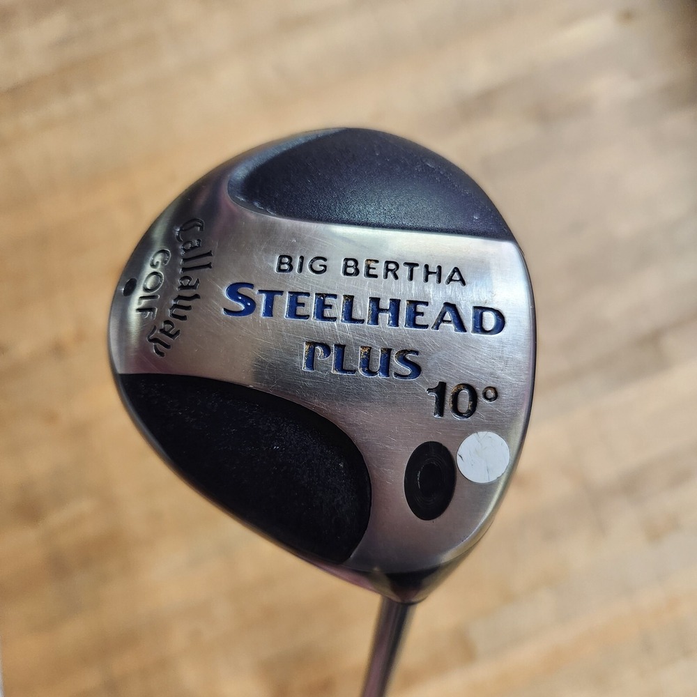 Callaway Big Bertha Steehead Plus 10 Degree Driver Graphite Shaft R Flex RH